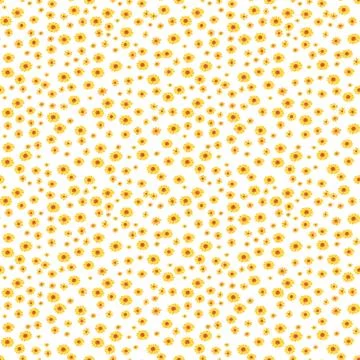 Cute floral pattern in the form of a small flower. Seamless vector texture. P Stock Illustration