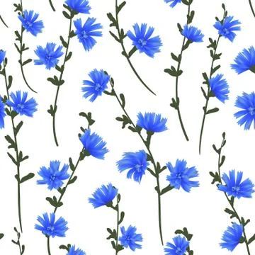 Cute Floral pattern in the small flower. "Ditsy print". Motifs scattered random Stock Illustration