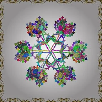 Cute Floral pattern in the small flower. Seamless. Vector illustration. Stock Illustration