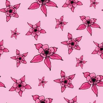 Cute floral pattern in the small flower. Seamless vector texture. Illustrazione stock