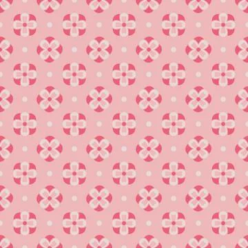 Cute floral seamless pattern. Vector illustration Illustrazione stock