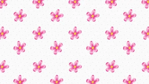 Cute Flowers Background Stock Footage 212452979