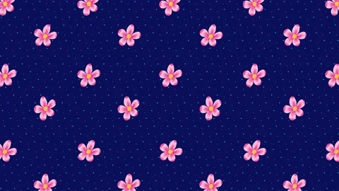 Cute Flowers Background - Leaf 5 Stock Footage 212453127