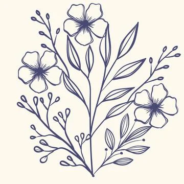 Cute Daisy Flower Drawing - Flowers Templates