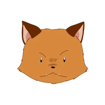 Cute fox cartoon Stock Illustration