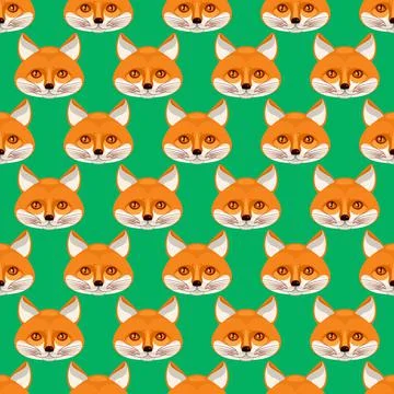 Cute foxes Illustrazione stock