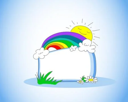 Cute frame with copyspace Stock Illustration