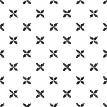 Cute geometric seamless Cross Pattern. Vector illustration. Stock Illustration