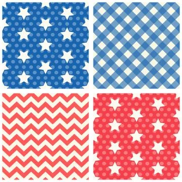 Cute geometric seamless pattern with stars for your decoration Stock Illustration