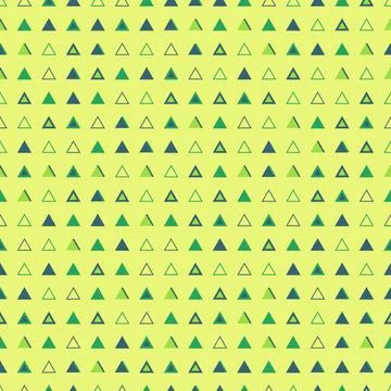 Cute geometric seamless pattern with triangles. Colorful vector background. Stock Illustration