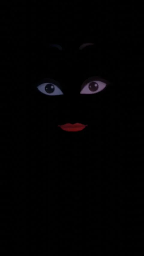 Cute ghost face Stock Footage 245922251