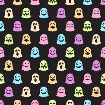 Cute ghosts Ilustración de archivo