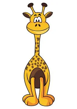 Cute Giraffe Stock Illustration