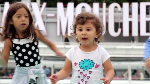 Cute girls dancing Stock Footage 78528241