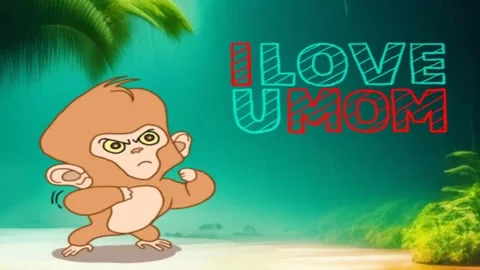 CUTE  GORRILA Stock Footage 245862111