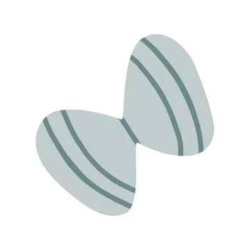 Cute grey open bivalve seashell vector illustration. Flat ocean shell element Stock Illustration