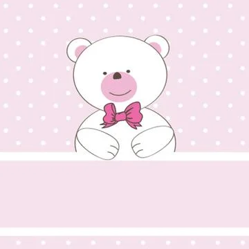 Cute grey teddy bear with patch. Stock Illustration