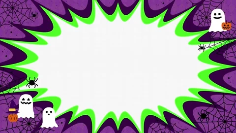 Cute Halloween 10-second loop background Stock Footage 316728774