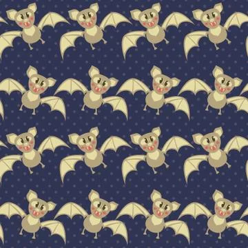 Cute Halloween bat Stock Illustration