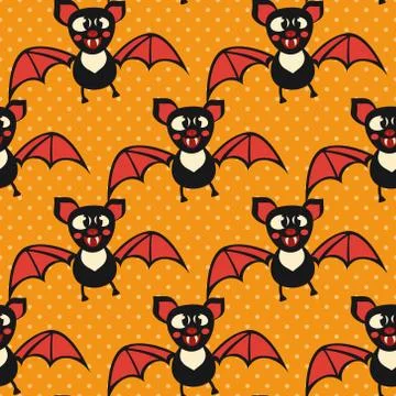 Cute Halloween bat Stock Illustration