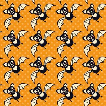 Cute Halloween bat Stock Illustration
