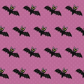 Cute Halloween bat Stock Illustration