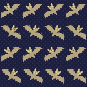 Cute Halloween bat Stock Illustration