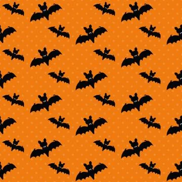 Cute Halloween bat Stock Illustration