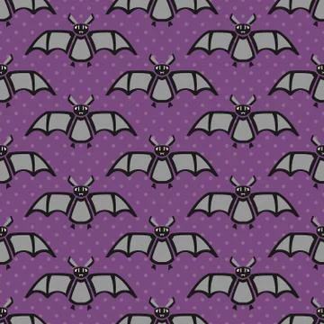 Cute Halloween bat Stock Illustration