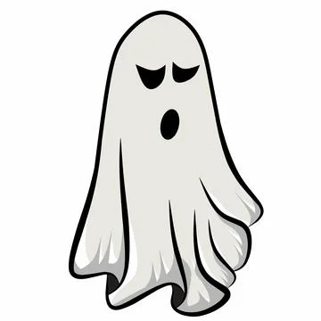 Cute halloween ghost Stock-Illustration