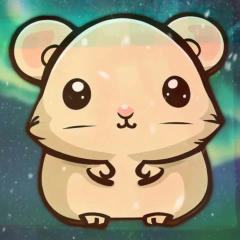 Cute Hamster Animation Stock Footage 255059256