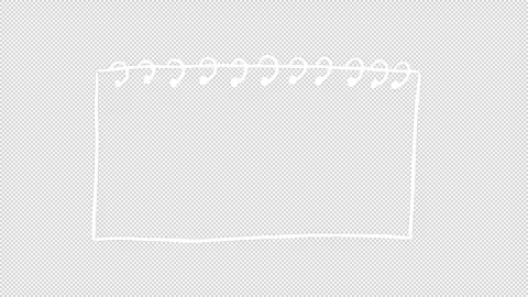 Cute handwritten frame Video stock 293050080