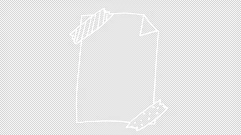 Cute handwritten frame Video stock 293050085