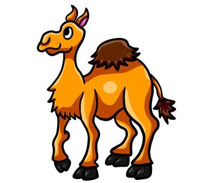 Cute Happy Camel Stock Illustration