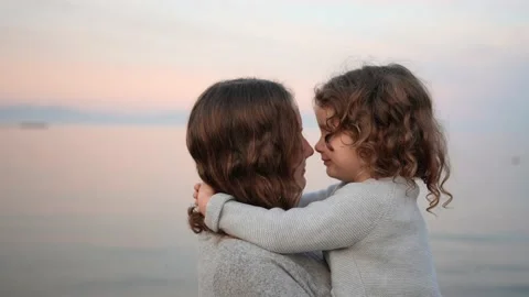 Cute happy siblings hugging each other feeling love and connection, smiling Video stock 167925427