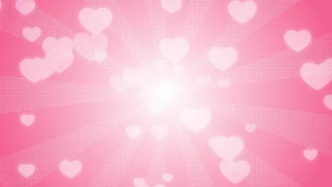 Cute heart background Video stock 293936496
