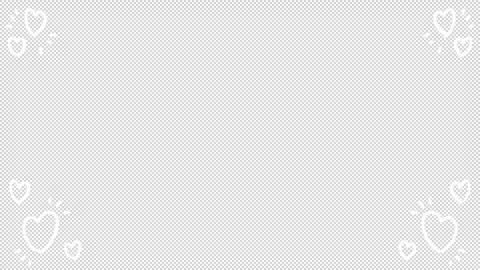 Cute heart frame Video stock 293050052