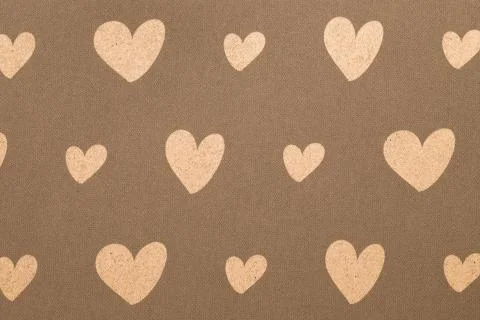 Cute hearts seamless pattern Stock Photos