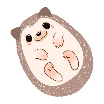 Cute Hedgehog Stock Illustration