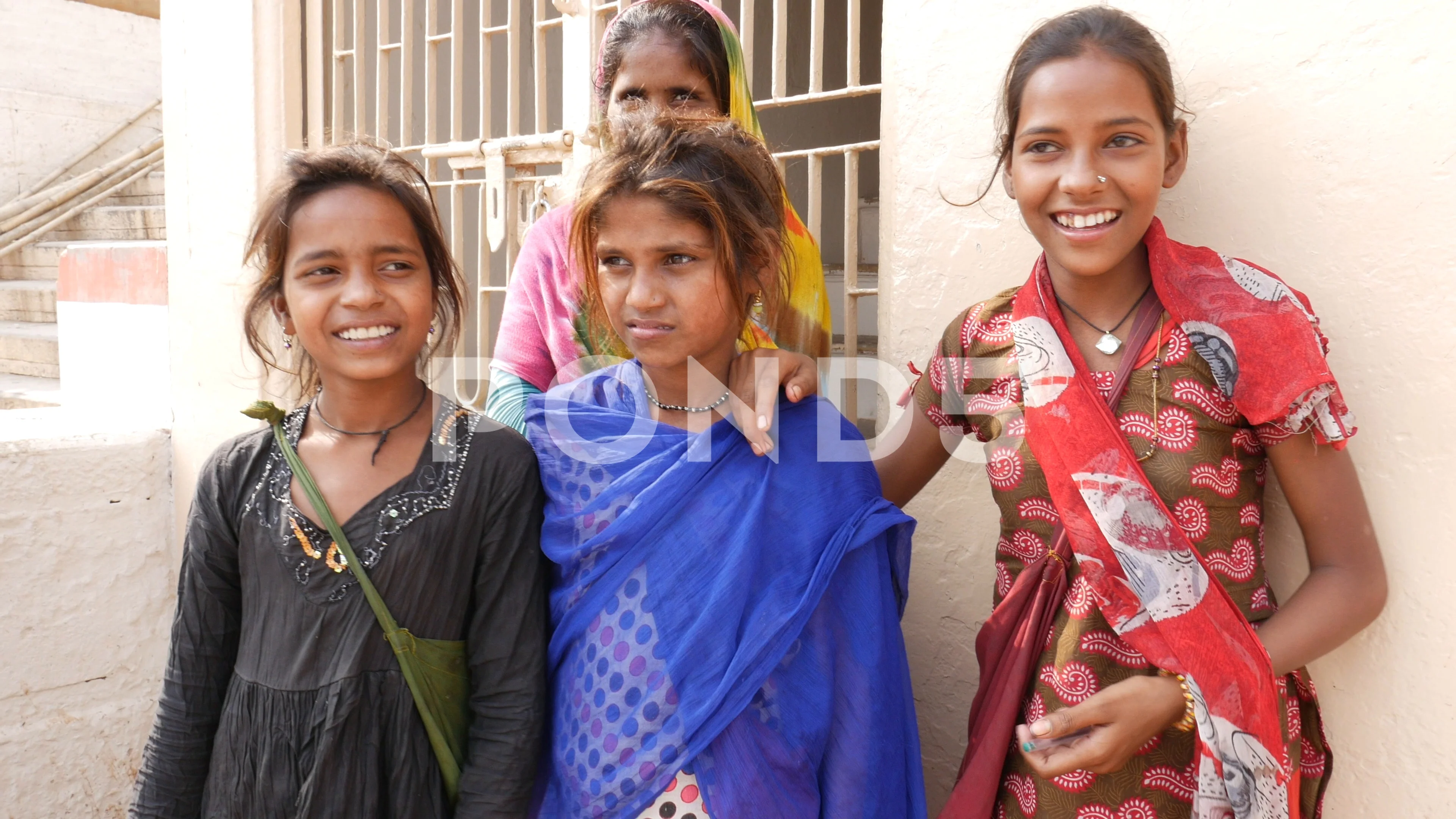 Cute Indian girls having fun