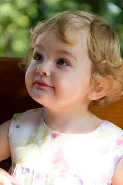 Cute infant Foto stock