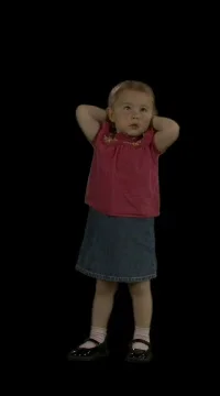 Cute Kid Stock Footage 78906