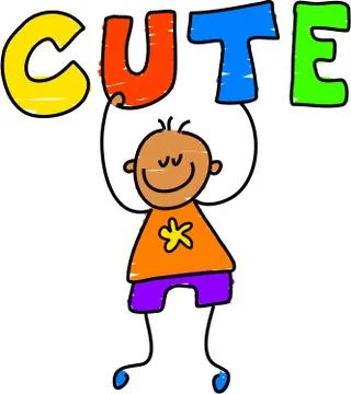 Cute Kid Stock-Illustration