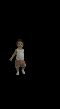 Cute Kid Walking Stock Footage 78903