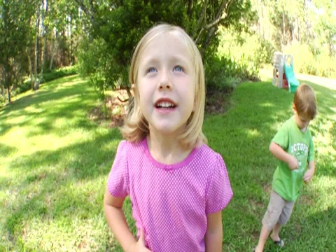 Cute Kids Playing 1 Stock Footage 8694420