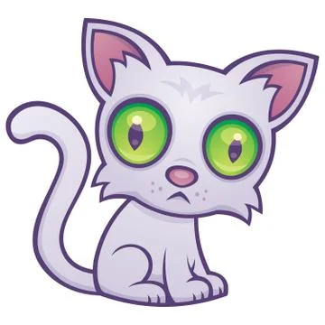 Cute Kitten Stock Illustration