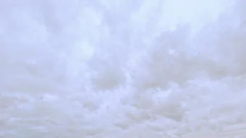 Cute large clouds in the blue sky bg - photo of nature 写真素材