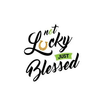 Cute lettering phrase of St. Patrick Day. vector quote for banners, tshirts a Stock Illustration