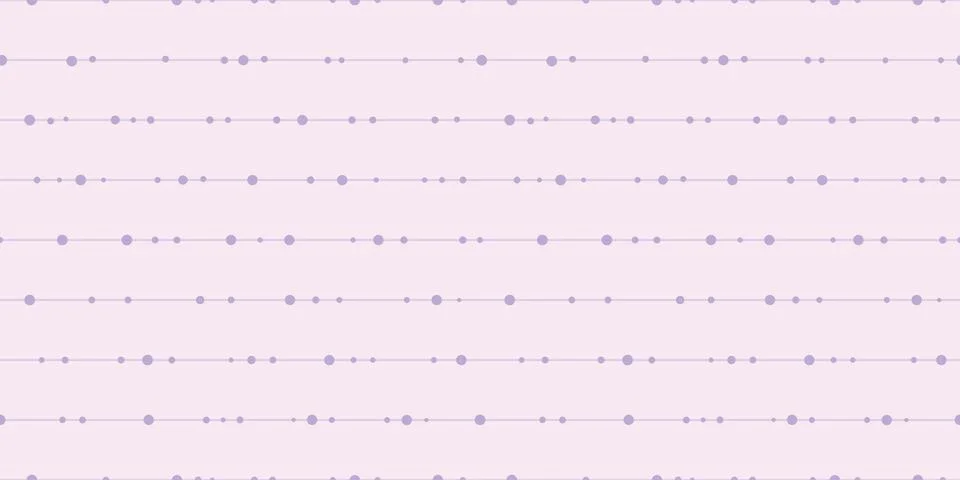 Cute line pattern with random circles, pattern background. Stock Illustration