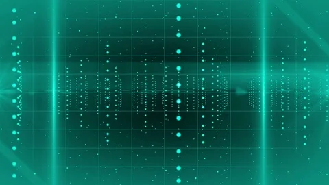 Cute lines background_LOOP_green Video stock 88397289